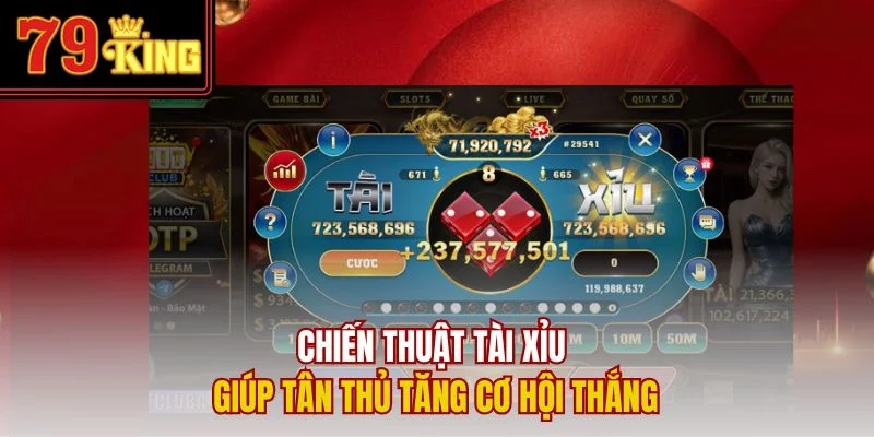 Chiến thuật tài xỉu giúp tân thủ tăng cơ hội thắng