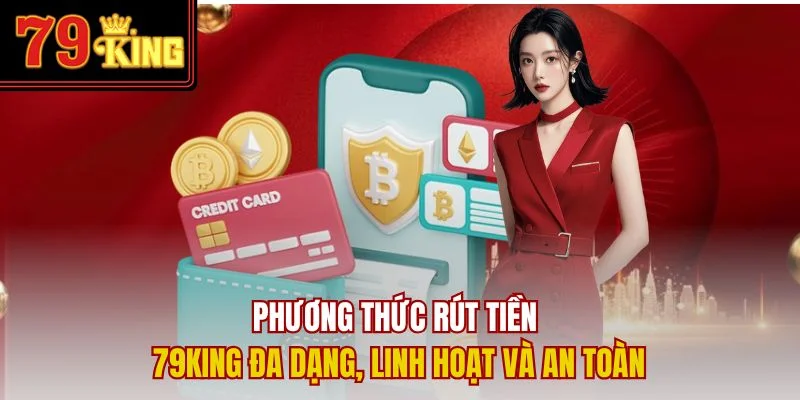 Phương thức rút tiền 79King đa dạng, linh hoạt và an toàn
